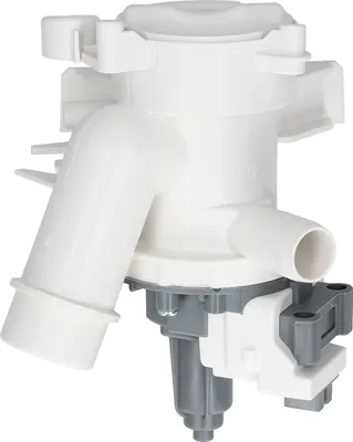 Produktbild von easyPART passend für 43014233 CANDY/ HOOVER Ablaufpumpe Candy Askol RT081301 mit Kopf Sieb für Waschmaschine Waschtrockner