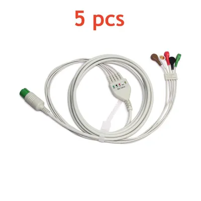 Obrázek produktu pro 7pólový 5žilový kabel pro EKG pro CONTEC CMS6000 a CMS8000, 5 kusů