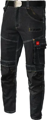 Produktbild von Jeans-Stretch-Arbeitshose Schwarz L