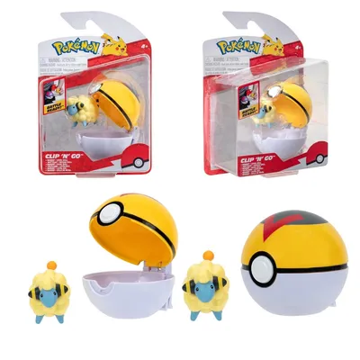 Produktbild von Pokemon Figur Mareep Clip N Go Poke Ball