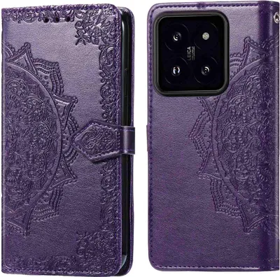 Immagine prodotto di Custodia a libro imoshion Mandala Xiaomi 14T - Viola
