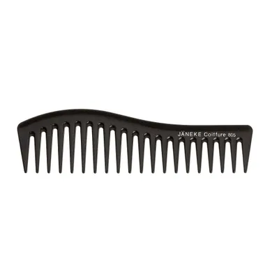 Image de Peigne ondulé Janeke pour tous types de cheveux Noir