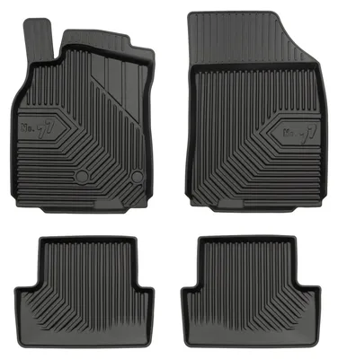 Obrázok produktu pre Gumové vaničkové autokoberce pre: Renault Megane III 2008-2016 (kupé) – 4 ks, čierna, na mieru