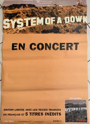 Image de System Of A Down - Toxicity - AFFICHE / POSTER - 80x120cm