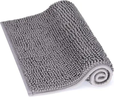 Produktbild von Famanu Badmatte Antirutsch 61 x 43 cm - Chenille, weich und pflegeleicht