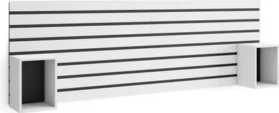 Immagine prodotto di COZY Testiera e Comodini, 214x70x3cm, Letto 135,140,150,160cm, Pannelli, Bianco