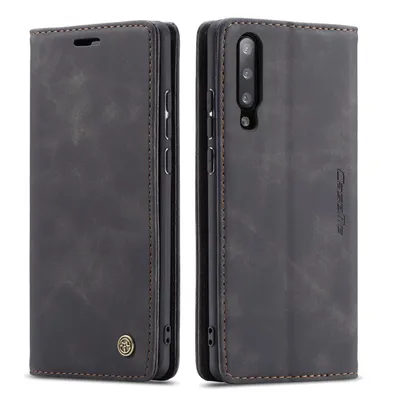 Immagine prodotto di Custodia Xiaomi Mi 9, Custodia retrò in Finto cuoio, tasche per carte, chiusura magnetica, custodia con funzione stand per Xiaomi Mi 9 nero