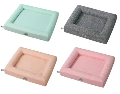 Produktbild von Orthopädisches Luxus Katzen- u. Hundebett rechteckig Anthrazit Gr. M