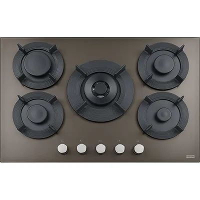 Produktbild von Franke FHMF 755 4G DC C CG Einbaukochfeld grau 75 cm Gas 5 Brenner