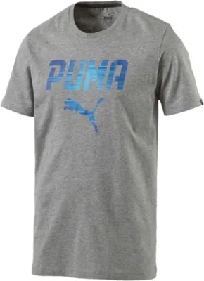 Produktbild von Puma T Shirt Herren 100% Baumwolle, Größe:L, Farbe:Grau