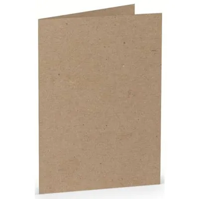 Produktbild von Doppelkarte A6 hoch Kraft