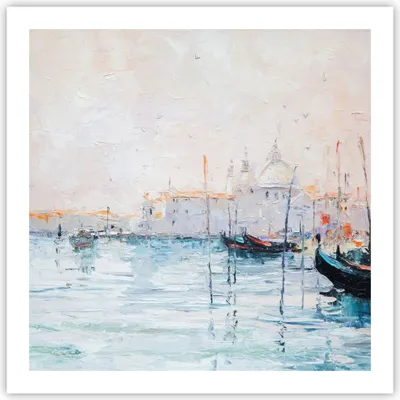 Produktbild von Poster - Poster ohne Rahmen - Venedig Basilika - 60x60 cm - Wand Bild - Wanddeko - Wandbilder - Kunstposter - Wandposter - Bilder - Kunstdruck - Wanddekoration - Wandbild - P2XAC60x60-3662