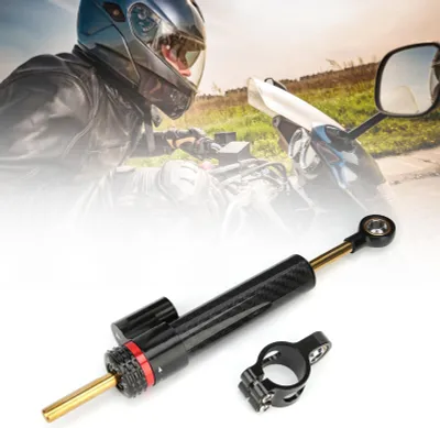 Produktbild von Motorrad-Lenkrichtungsdämpfer aus Kohlefaser, universelle Teile passend