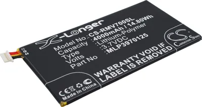 Produktbild von TECHTEK Akku Kompatibel mit [Verizon] Elipsis QMV7A 7in, Elipsis QMV7B, Ellipsis MV7A, Ellipsis QMV7A 8GB Ersetzt MLP3970125