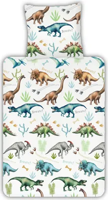 Produktbild von ESPiCO Bettwäsche Trendy Bedding Dinos Renforcé 135 cm x 200 cm