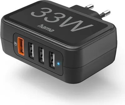 Produktbild von hama Ladeadapter schwarz, 33 Watt