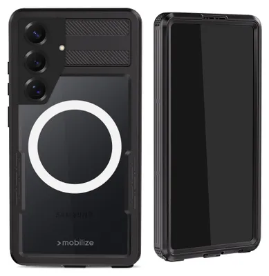 Produktbild von Mobilize Waterproof Handyhülle für Samsung Galaxy S25 Ultra Wasserdicht MagSafe Hülle Hardcase Backcover - Schwarz