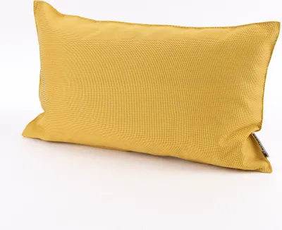 Produktbild von b-living Kissen sonnengelb 30x50cm Outdoor St. Maxime, 100% Polyester, Struktur, UV-beständig, abriebsbeständig, reißfest, abwaschbar, wasser- und schmutzabweisend, hochbauschend, 30° waschbar