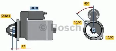Produktbild von BOSCH 0 986 015 920 Starter Anlasser 2,2kW für NISSAN Serena (C23) 12V