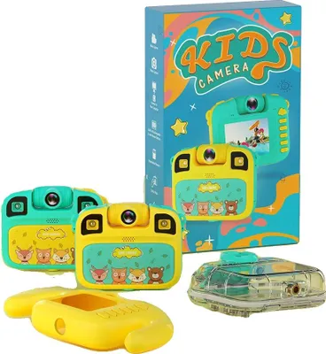 Obrázok produktu pre Detská mini kamera, rozlíšenie videa 1080P, 2,4" obrazovka, s 32G SD kartou