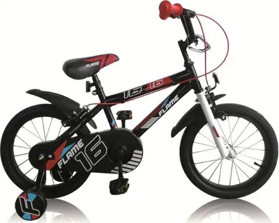 Produktbild von 16 Zoll Kinder Jungen Kinderfahrrad Fahrrad Kinderrad Rad Bike Flame