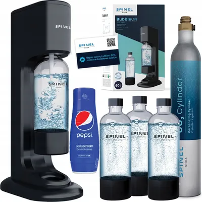Zdjęcie produktu dla Saturator Spinel Soda BubbleON Butelki Syrop Pepsi