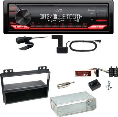 Produktbild von JVC KD-X282DBT Bluetooth Digitalradio Einbauset für Ford Fusion Fiesta