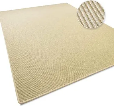 Produktbild von Sisal-Teppich Sylt hochwertige Qualitätsware langlebig & strapazierfähig Elfenbein 200x290 cm