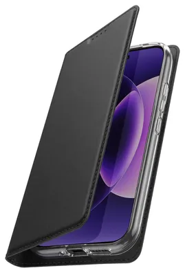 Produktbild von Dux Ducis, Klapphülle für Xiaomi 17 mit Kartenfach und Standfunktion, Schwarz