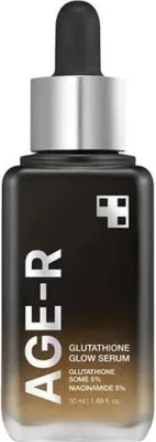 A product shot of a serum bottle.