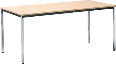 Obrázek produktu pro E/D/E Stůl 800 x 800 mm chrom / buk (Stoly Židle Židle pro návštěvníky)