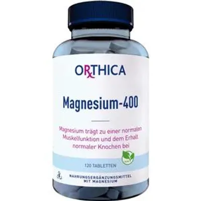 Zdjęcie produktu dla Orthica Magnesium 400 tabletek 120 kapsułek