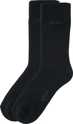Produktbild von Camano Uni-Socken 2 Paar mit Softbund schwarz 39 - 42