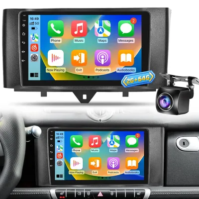 Immagine prodotto di Autoradio Android per modelli dal 2011 al 2015, stereo da 9 pollici con navigazione GPS, connettività wireless e Wi-Fi