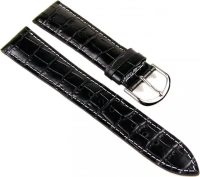 Produktbild von Casio Ersatzband Uhrenarmband Leder 20mm schwarz MTP-1303L
