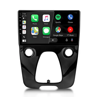 Produktbild von Carplay 10" Autoradio Für Toyota Aygo II Citroen C1 Peugeot 108 Android 15 GPS Navi WIFI BT DAB+ SWC USB 4+64G 8-Kern
