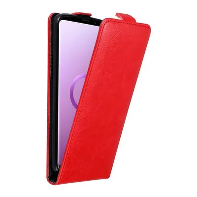 Obrázok produktu pre Cadorabo puzdro pre Samsung Galaxy S9 PLUS ochranné puzdro v červenej farbe Flipové puzdro na mobilný telefón Puzdro Kryt
