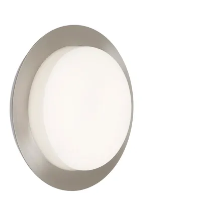 Produktbild von Telefunken LED Außenleuchte Wandlampe Lyon Silber Ø30cm IP44 15W 1500lm Neutralweiß 4000K