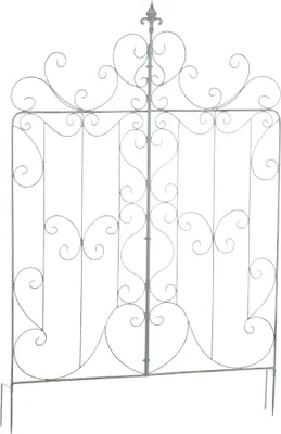 Produktbild von CLP Rankgitter Mandevilla 133 cm hoch Rankhilfe im rustikalen Landhausstil antik-grün