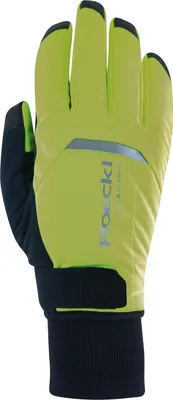 Produktbild von Roeckl Villach 3 Winter-Fahrradhandschuhe fluo yellow 11.5