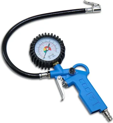 Produktbild von 3-IN-1 , 12 bar 170PSI Reifendruckmesser Reifenfüller mit Ventil Kern Werkzeug ,Reifendruckprüfer Reifenfüller für Auto, Fahrrad, Lkw, Motorrad