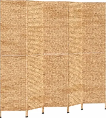 Image de vidaXL Paravent 5 pcs. 205x180 cm Jacinthe d'eau