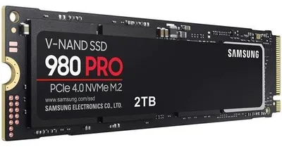 Image de SAMSUNG - SSD Interne - 980 PRO - 2To - M.2 NVMe (MZ-V8P2T0BW) - Contrôle thermique intelligent - Compatible PS5