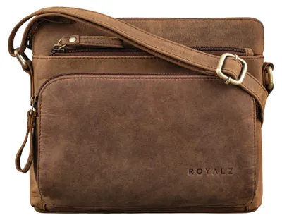 Productafbeelding van Solidchoice - Vintage Leren Handtas voor Dames