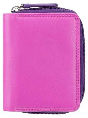 Obrázek produktu pro Visconti dámská kožená peněženka RFID fialová 11x8,5 cm