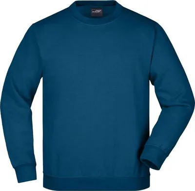 Produktbild von Klassisches Komfort Rundhals-Sweatshirt petrol, Gr. S