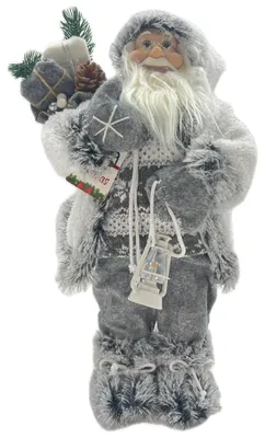 Weihnachtsmann, 45 cm, weiß, klein, für den Innenbereich