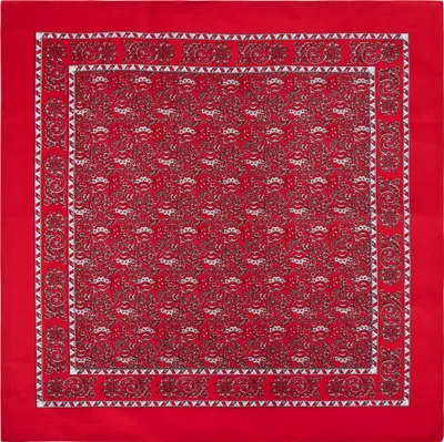 Tobeni 548 Bandana Nickituch in 100 Baumwolle für Damen und Herren Turkey Rot