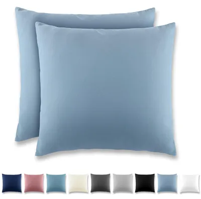 Image de Ensemble de 2 taies d'oreiller en microfibre, 80 x 80 cm