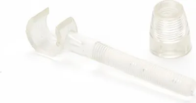 Produktbild von Distanzhalter Halterung 1 Stück für Lampenrohre Kabel Fassungen Aufhängungen für Einbaustrahler Ø 16mm verstellbar Hakenform PVC transparent